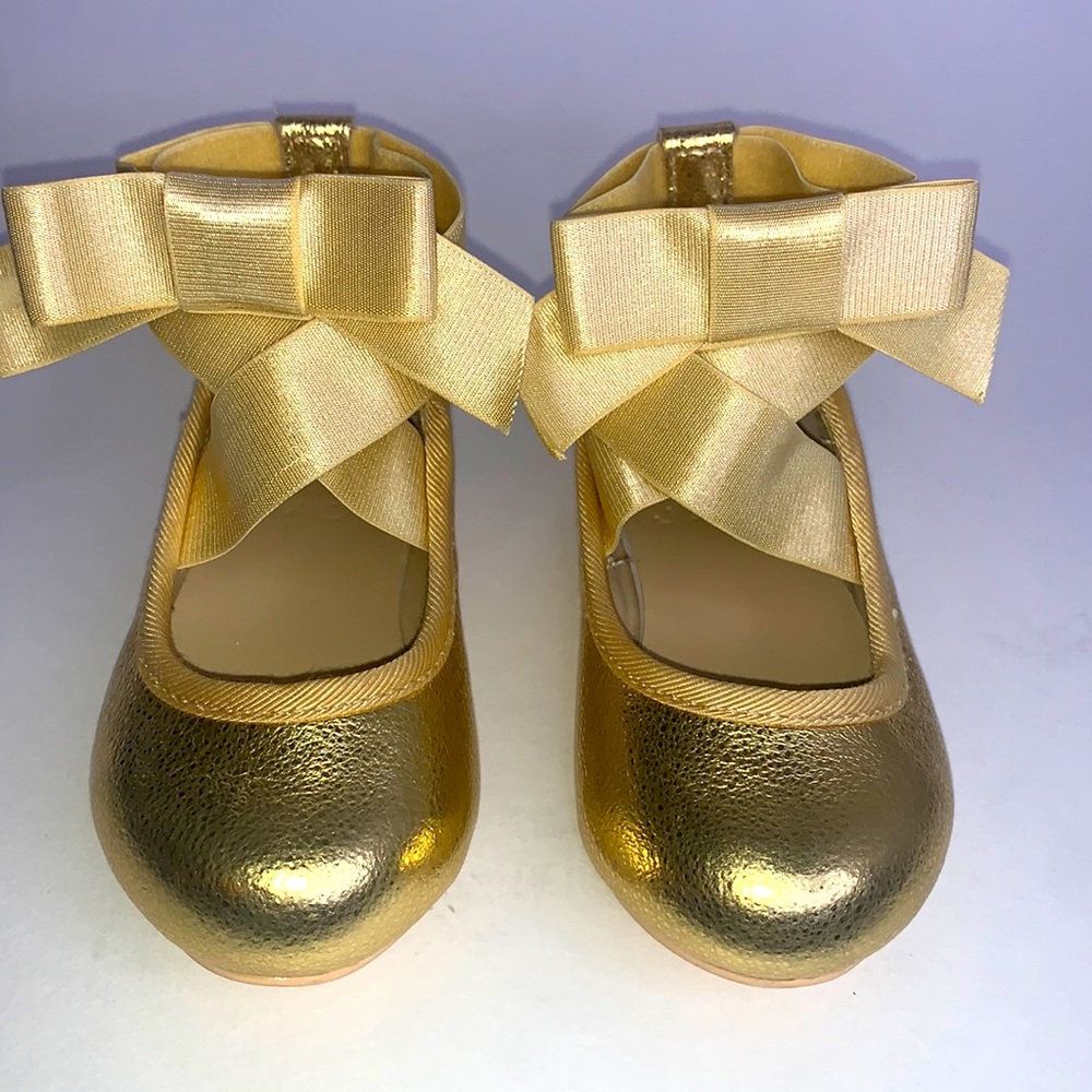 JANIE ABD JACK JUNO GOLD Mary Janes